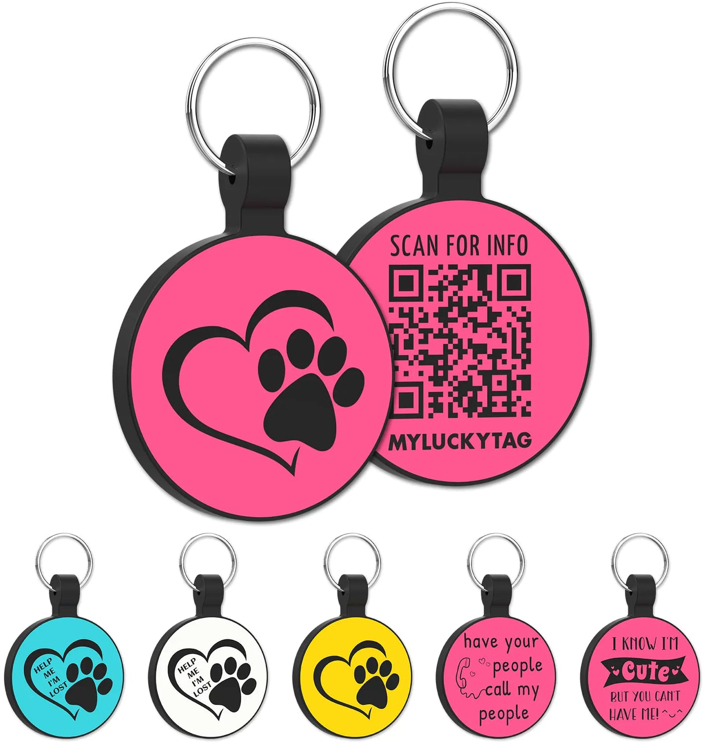 SilentQR Pet Tag