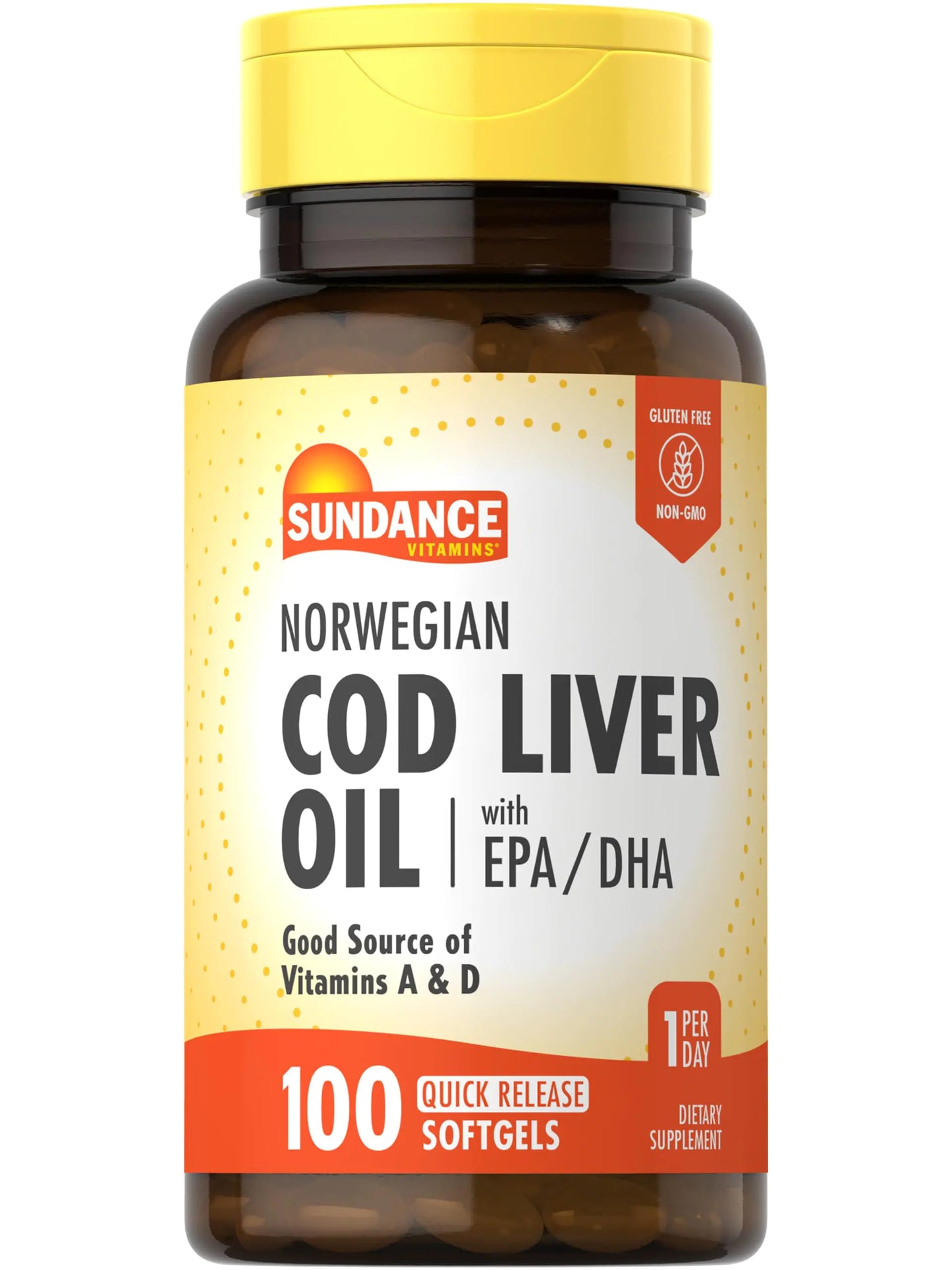 Cod Liver Oil Softgels – Pure Nordic Omega-3 with Vitamins A & D