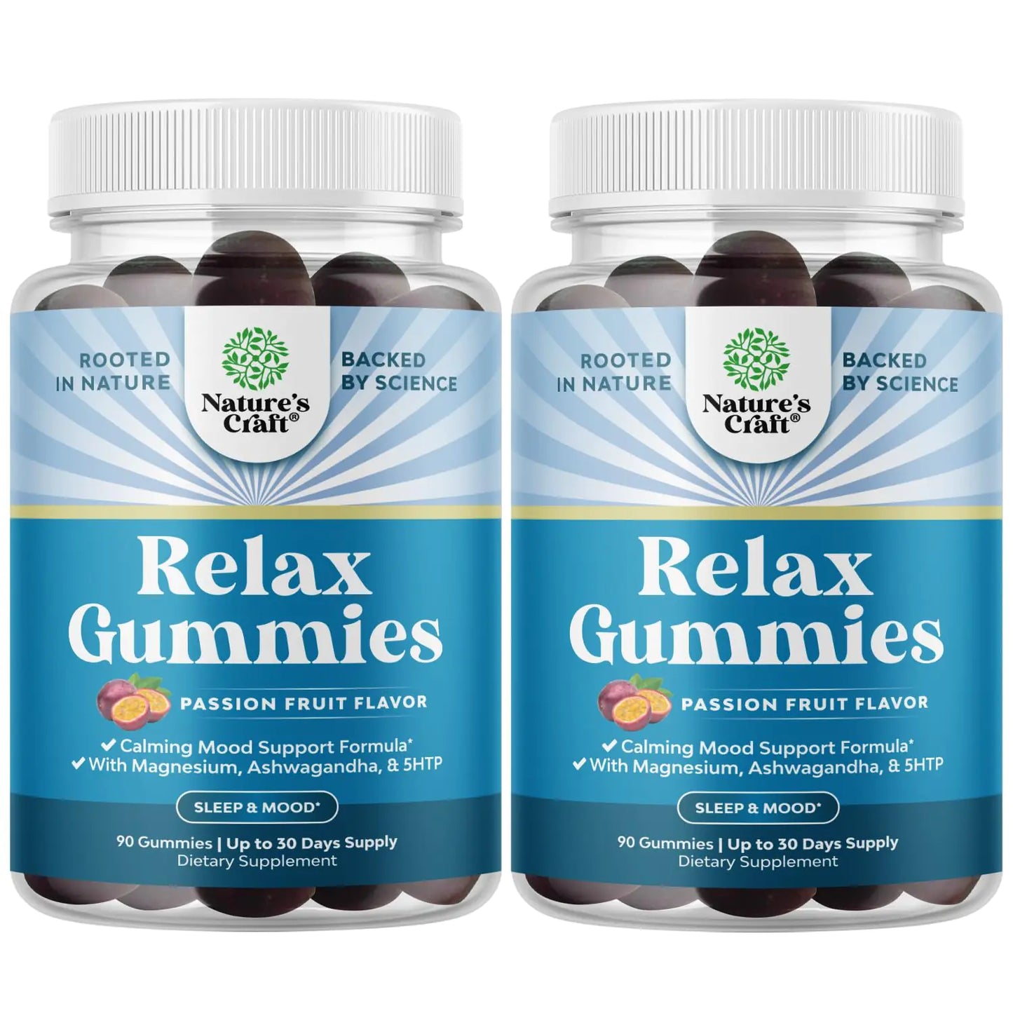 Natures Craft Calming Gummies for Adults with Ashwagandha and Magnesium