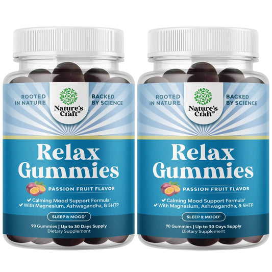 Natures Craft Calming Gummies for Adults with Ashwagandha and Magnesium