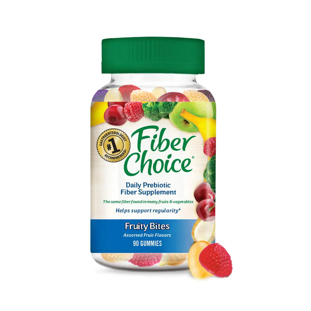 Fiber Choice Gummies Fruity Bites Assorted Fruit 90 Gummies